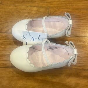 Janie and Jack white dress shoes